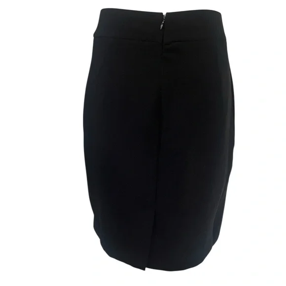 Banana Republic Black Pencil Skirt with Green Stripe Sz 4 - Picture 4 of 8